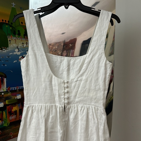 NWOT Reformation Bucatini linen midi dress - Picture 11 of 12